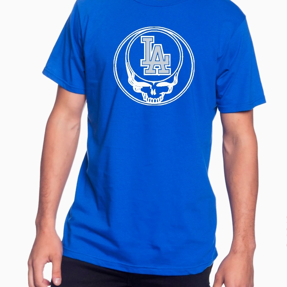 Grateful Dead LA Dodgers lot style shirt